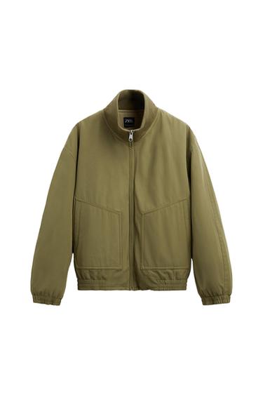 MIXED COLLAR JACKET
