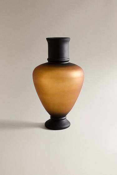 IRIDESCENT GLASS VESSEL I COLIN KING - Caramel by Zara