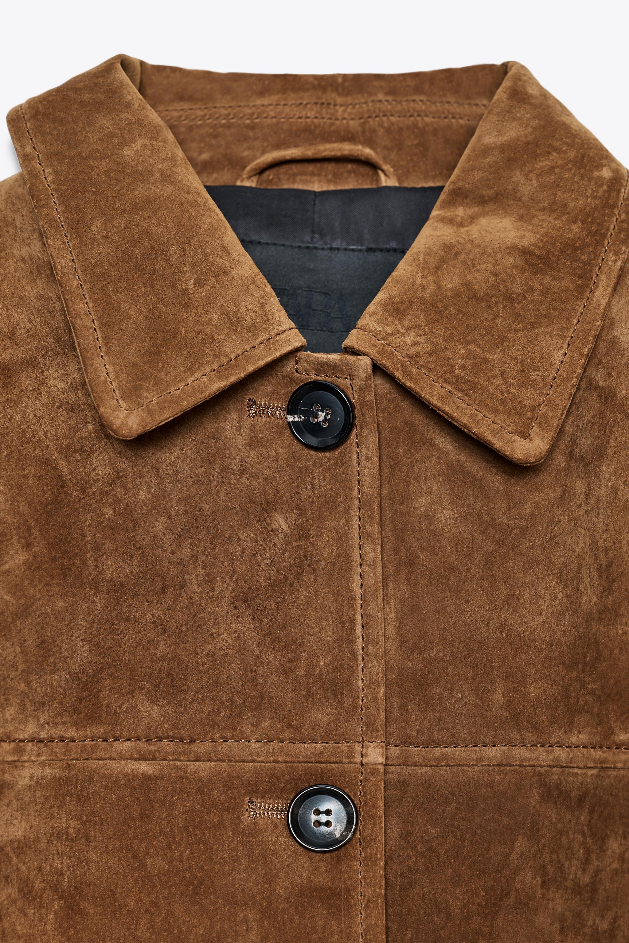 VESTE EN CUIR DAIM ZW COLLECTION LIMITED EDITION