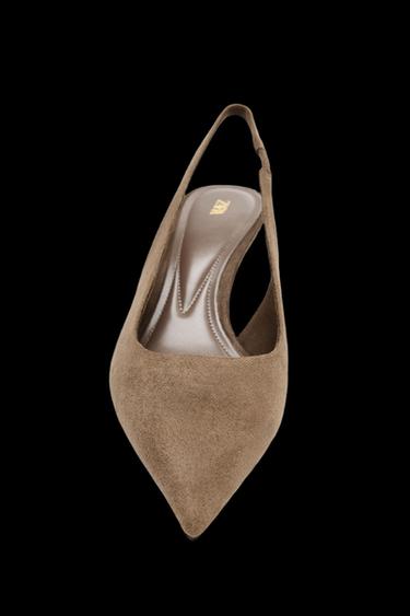 SLINGBACK MIT ABSATZ - Maulwurfsgrau von Zara