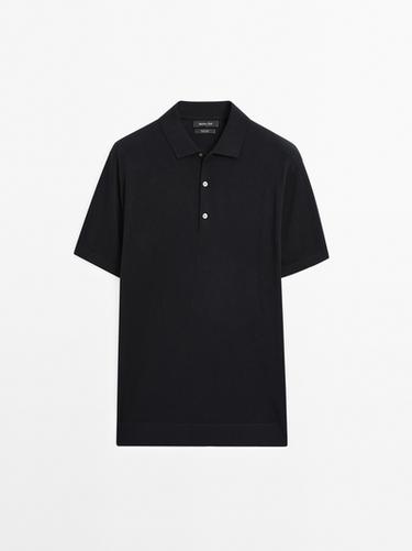 Polo punto manga corta - Marino de Zara