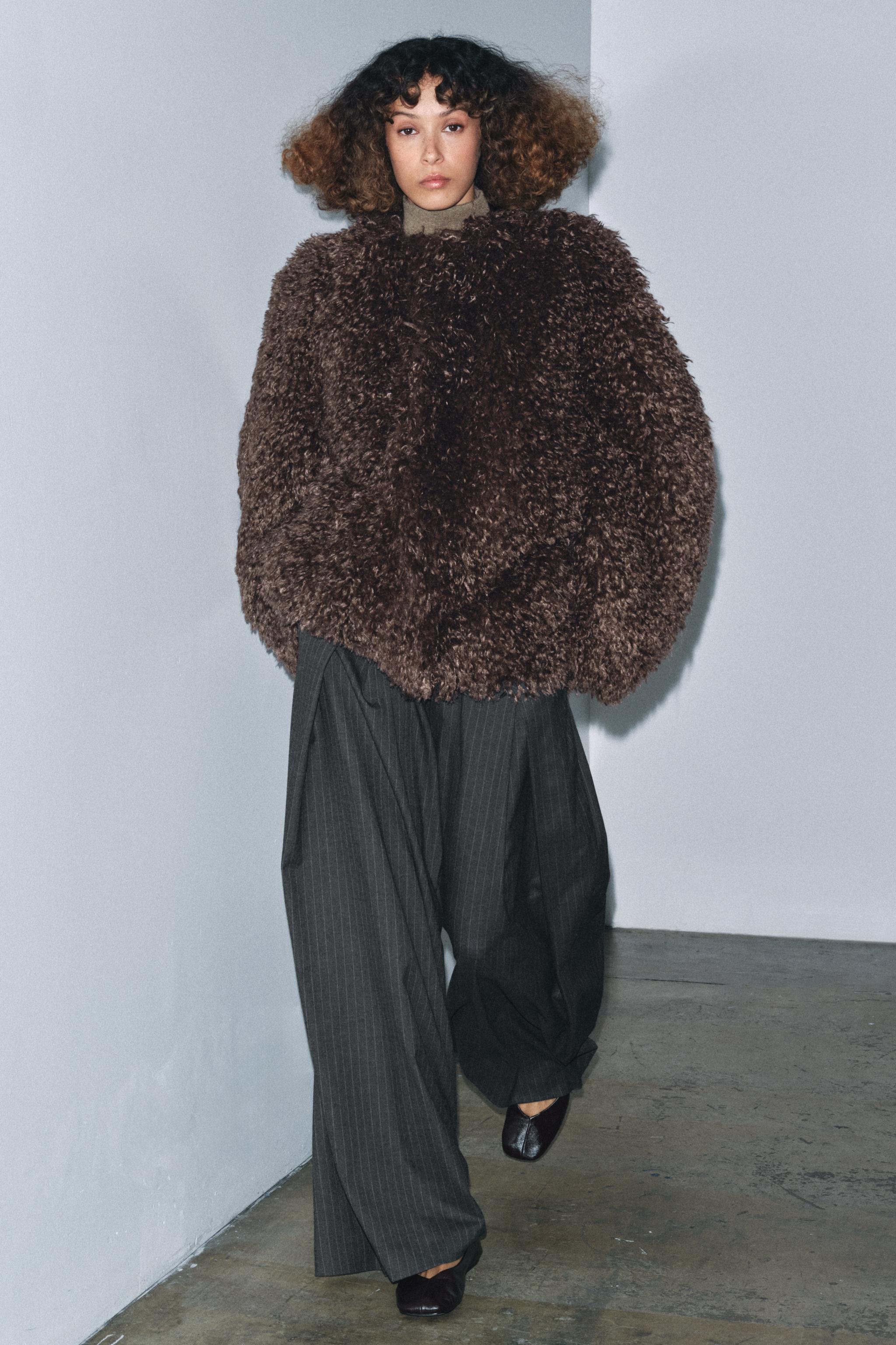 ZW COLLECTION FAUX FUR COAT