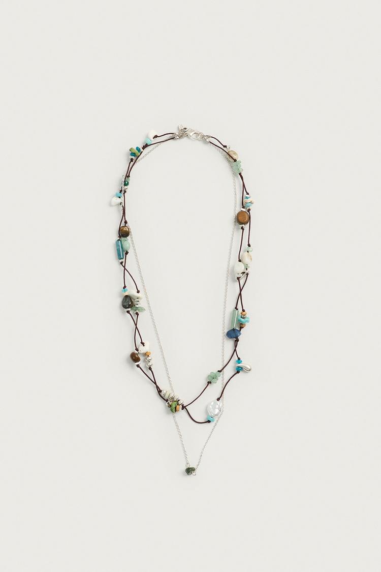COMBINATION NECKLACE 2-PACK — Multicolored
