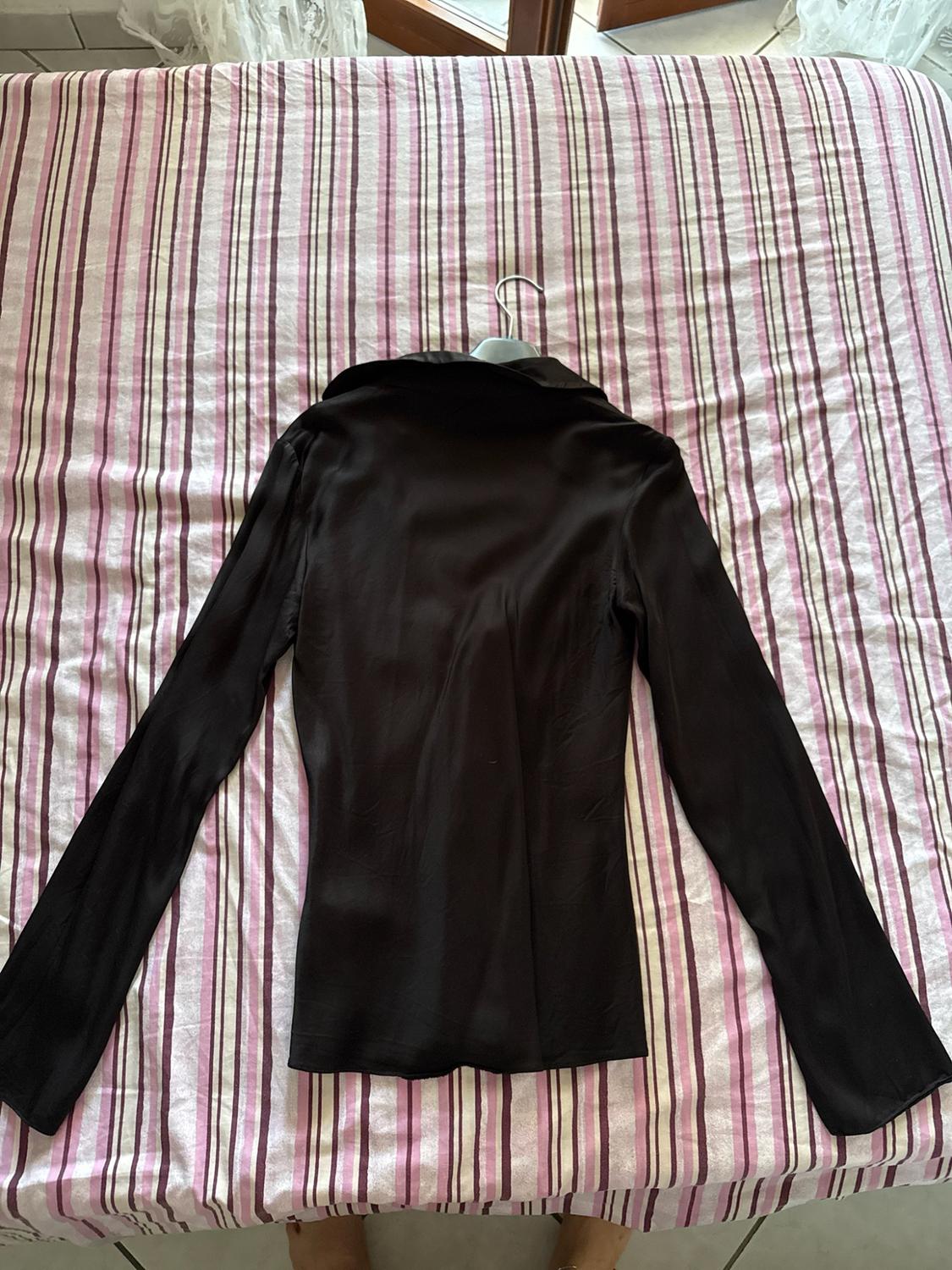 SATIN SHIRT WITH BOWS - Image 2