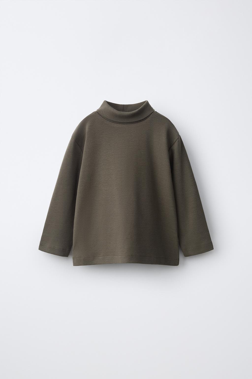 PLAIN TURTLENECK T-SHIRT
