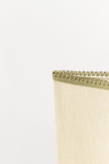 SHORT EN MAILLE COMBINÉE - Doré de Zara - Image 5