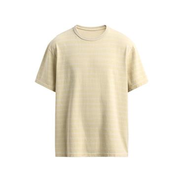 WASHED STRIPED T-SHIRT - Light yellow by Zara