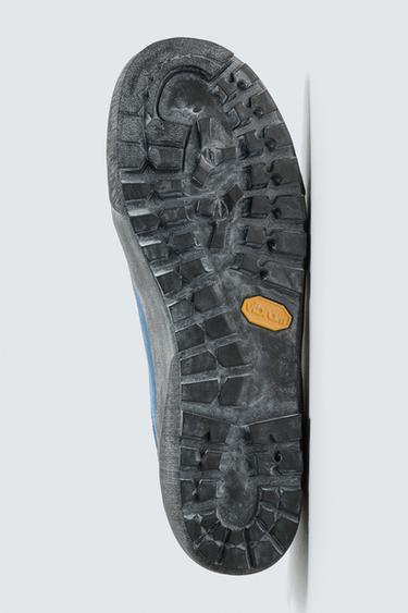 BASKETS EN CUIR SEMELLE VIBRAM® AARON LEVINE X ZARA - Bleu de Zara - Image 6