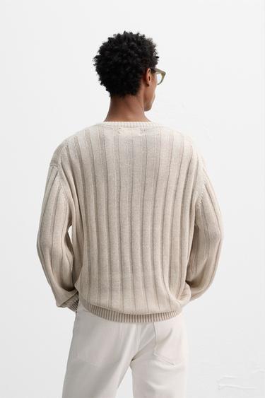 PULL 100 % LIN CÔTELÉ - Pierre de Zara - Image 2