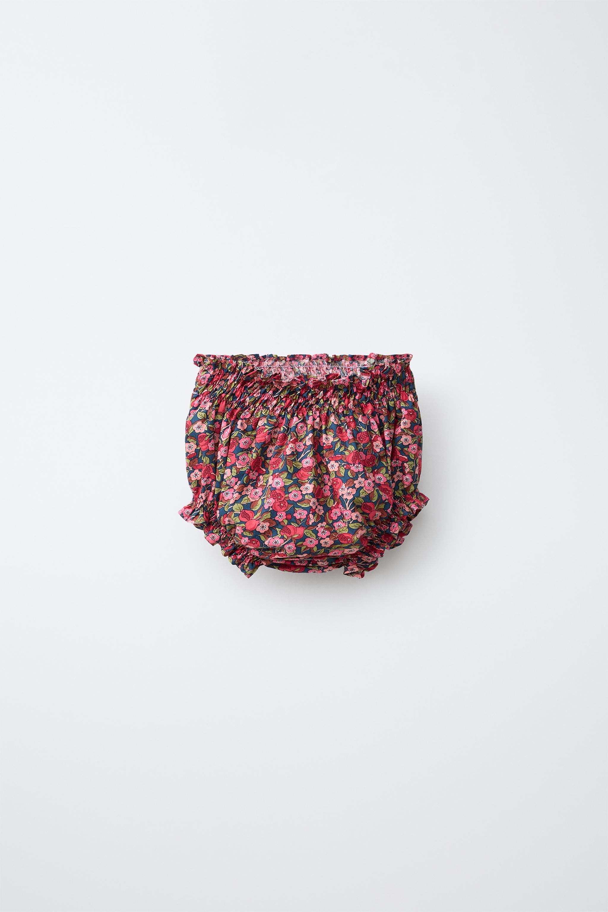FLORAL PRINT UNDERWEAR MADE WITH LIBERTY FABRIC — Pink
