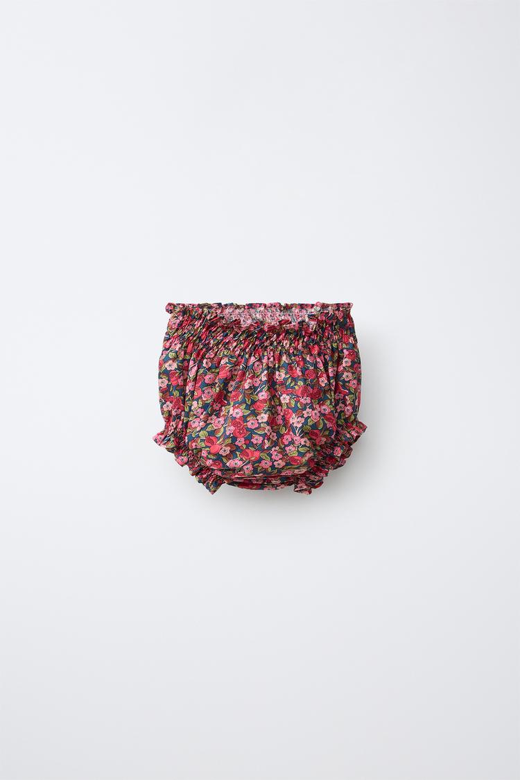 FLORAL PRINT UNDERWEAR MADE WITH LIBERTY FABRIC — Pink
