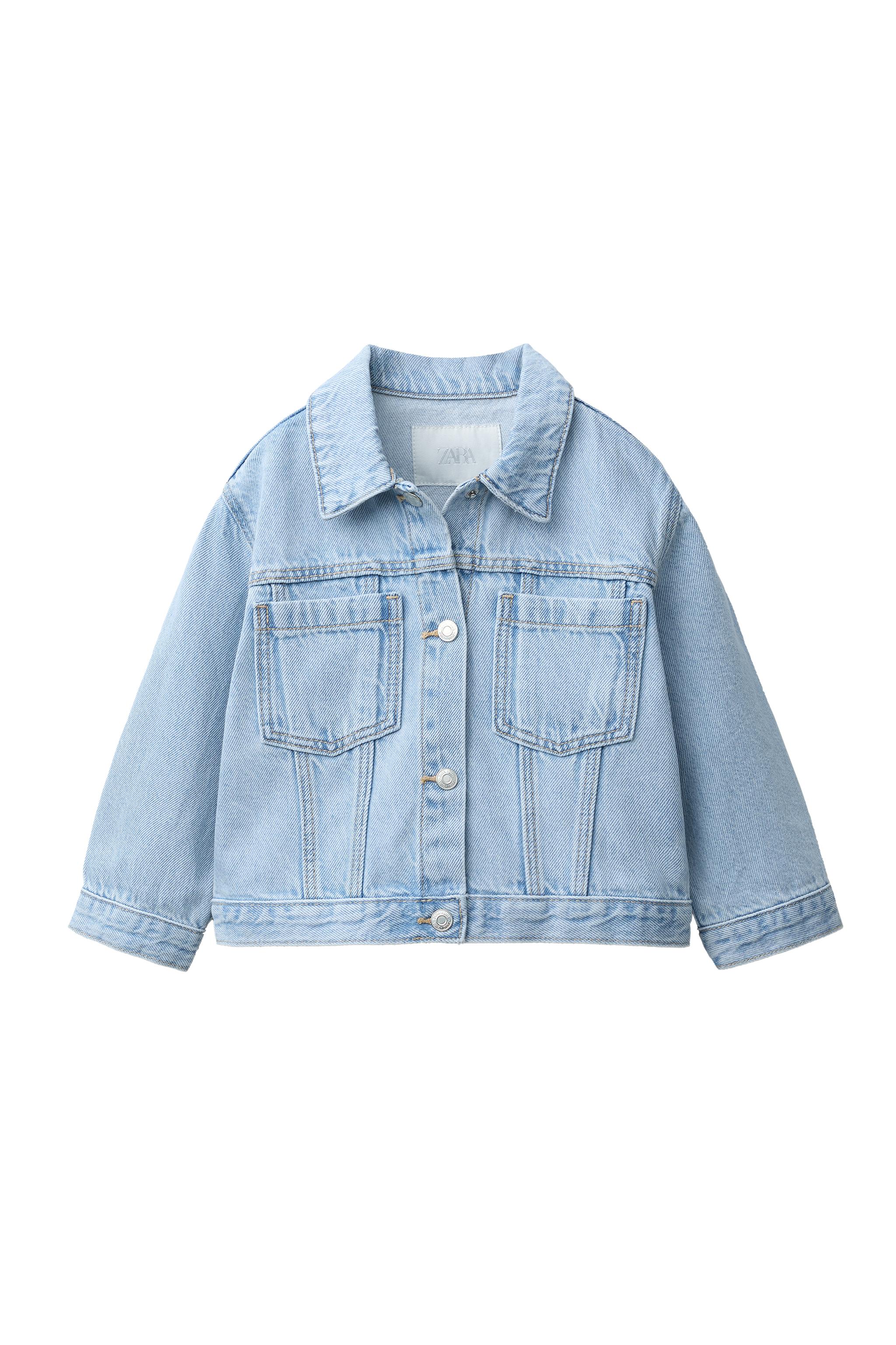 BASIC DENIM JACKET — Light blue (alternate view)