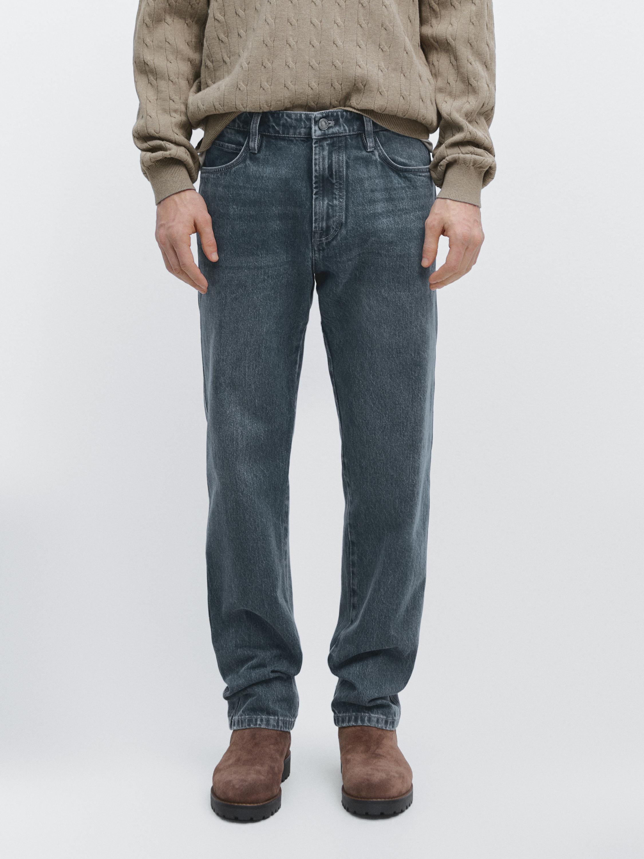 Tapered fit jeans — Blue