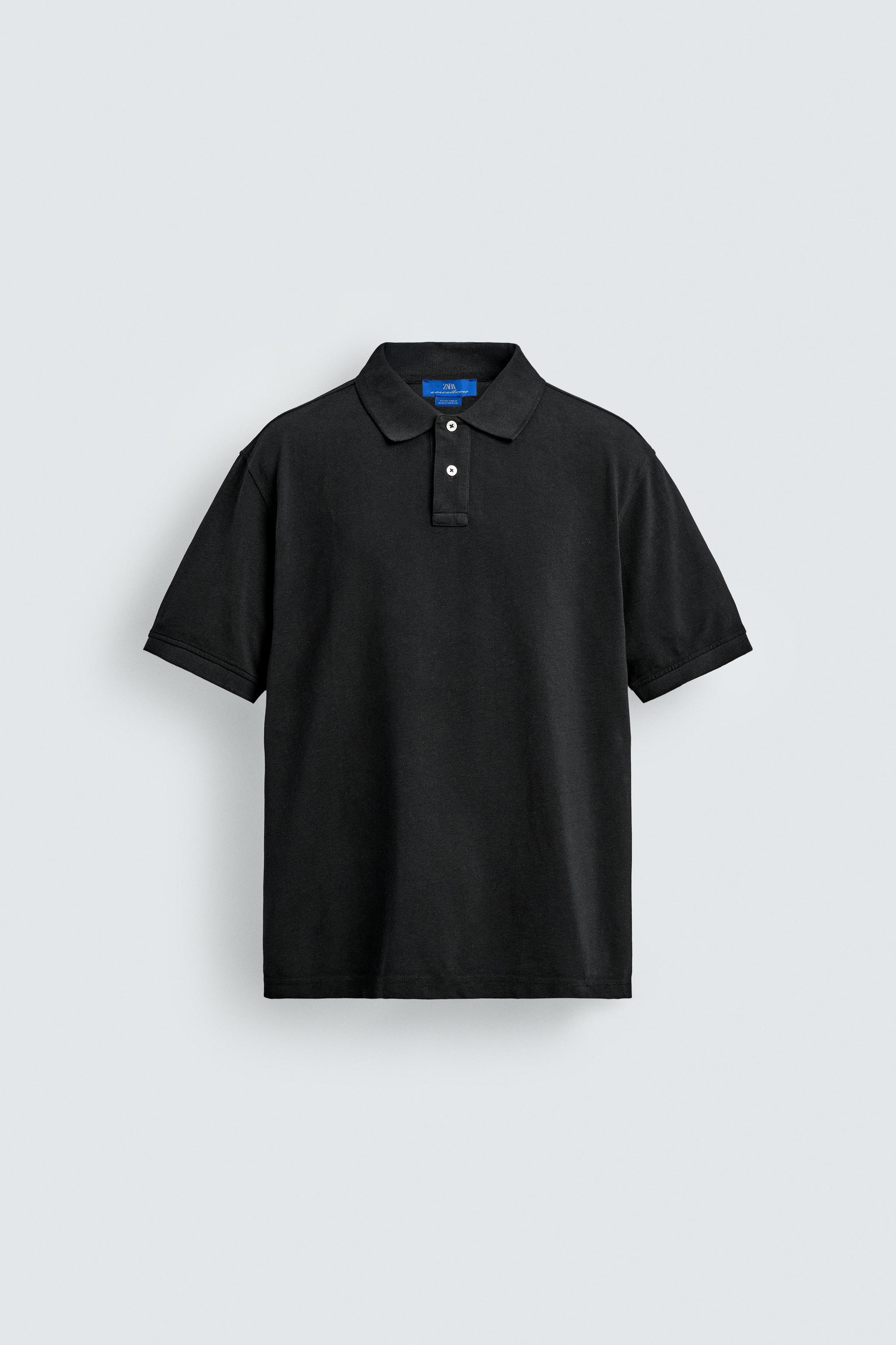 WASHED PIQUÉ POLO SHIRT AARON LEVINE X ZARA