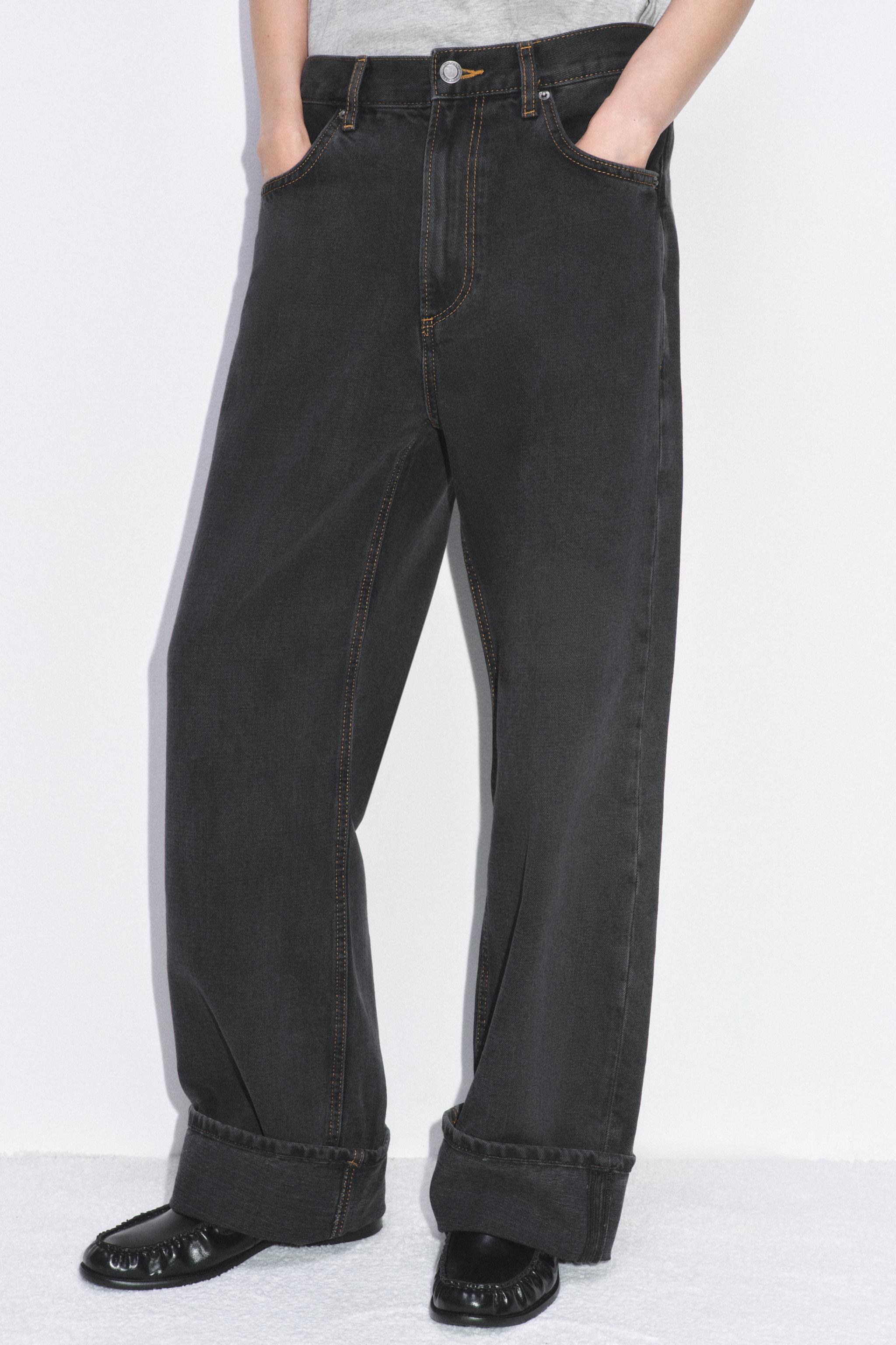 ZW COLLECTION MID-RISE BAGGY JEANS