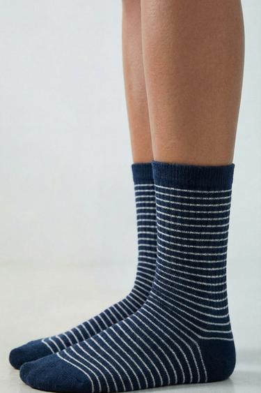3-PACK OF STRIPED AND HEART SOCKS - Red by Zara