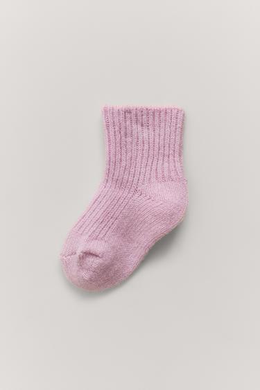 CHAUSSETTE 100 % CACHEMIRE - Rose de Zara