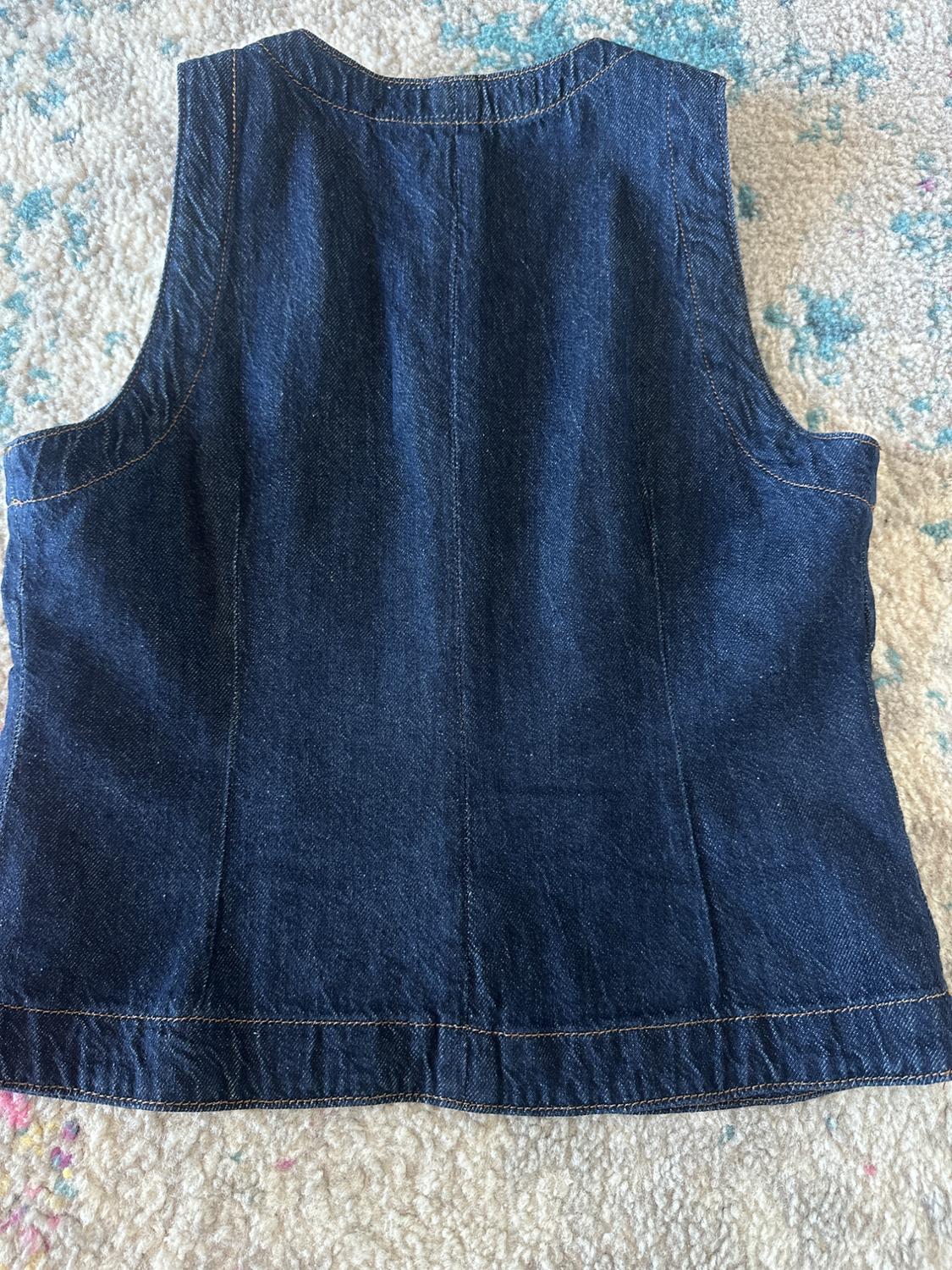 FITTED DENIM WAISTCOAT Z1975 - Image 2