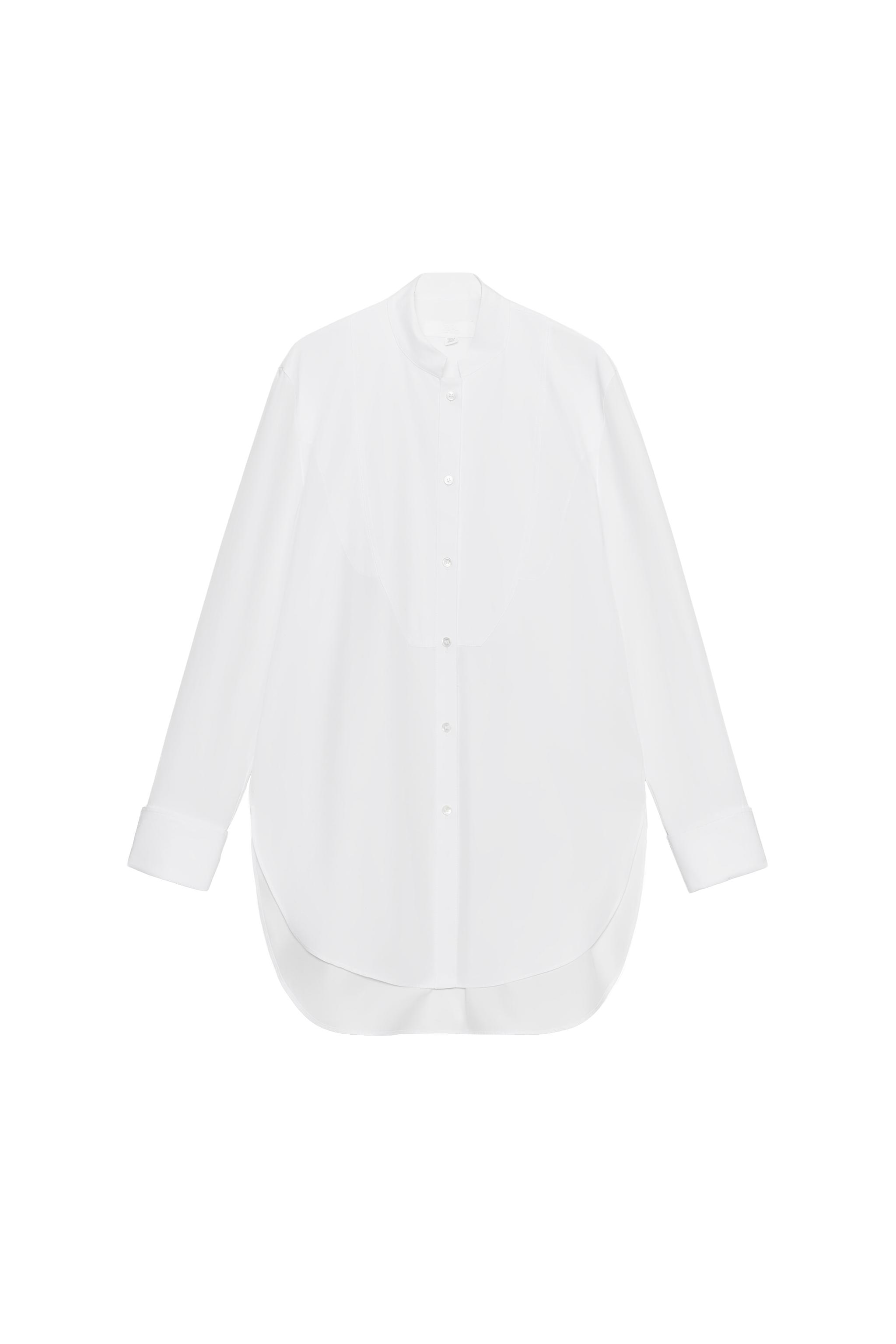 ÖNÜ DÜĞMELİ ZW COLLECTİON POPLİN GÖMLEK