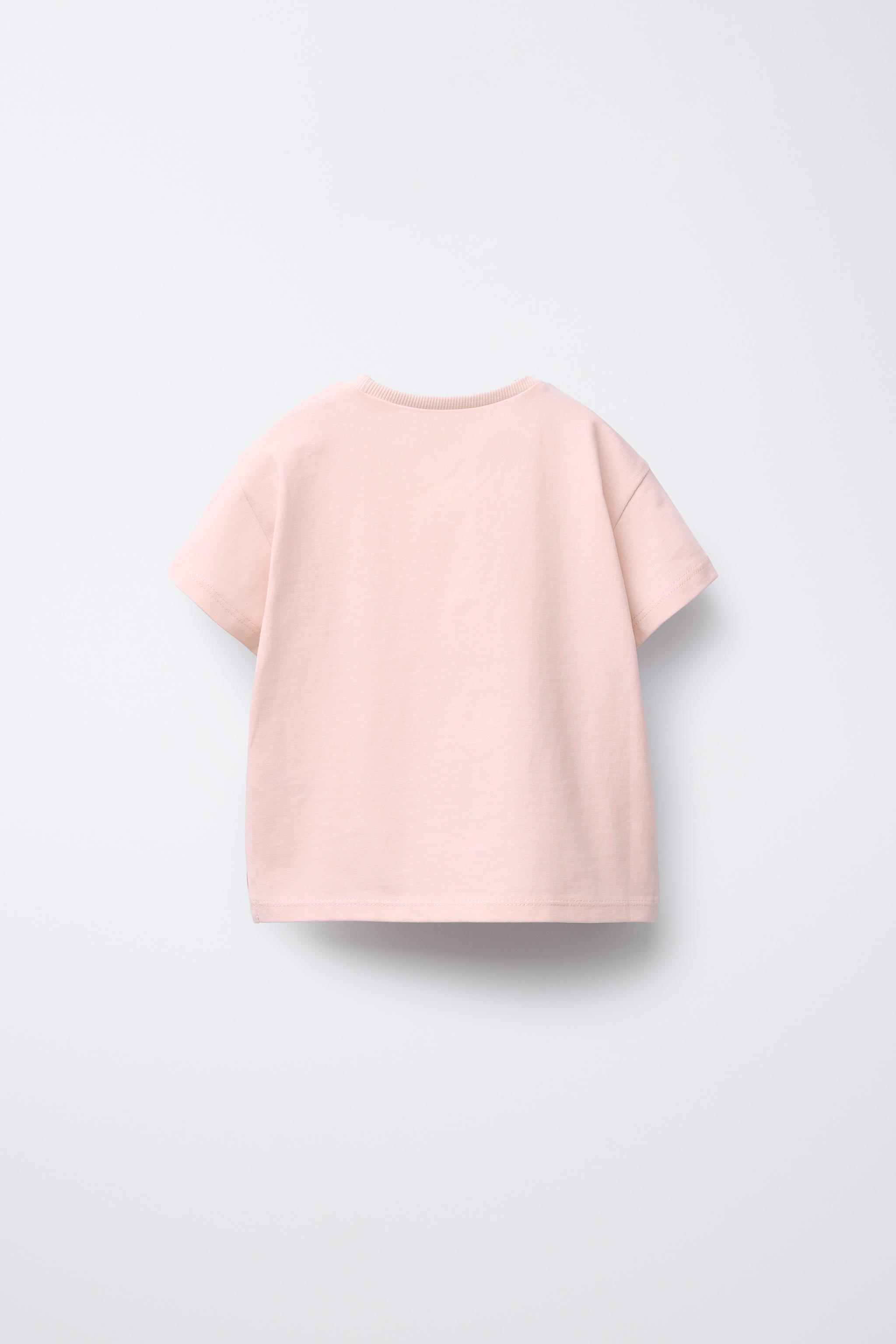 T-SHIRT WITH BOWS - Tangerine | ZARA Thailand