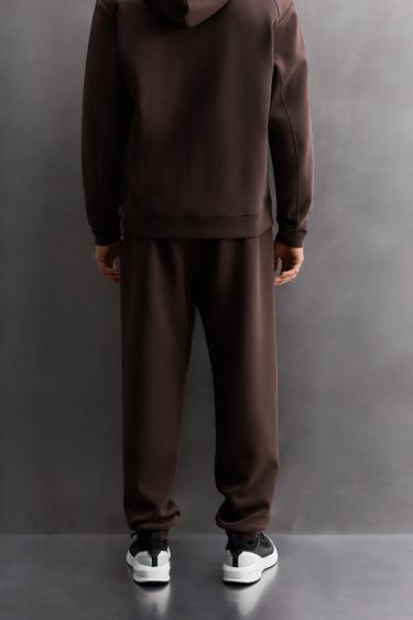 TECHNICAL TROUSERS WITH ZIP - Burgundy by Zara - Image 2