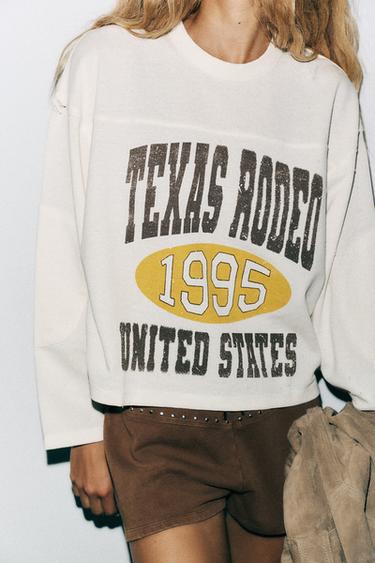 SLOGAN SWEATSHIRT - Ecru by Zara - Image 2