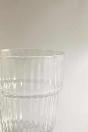 RAISED DESIGN GLASS TUMBLER -  by Zara - Image 4
