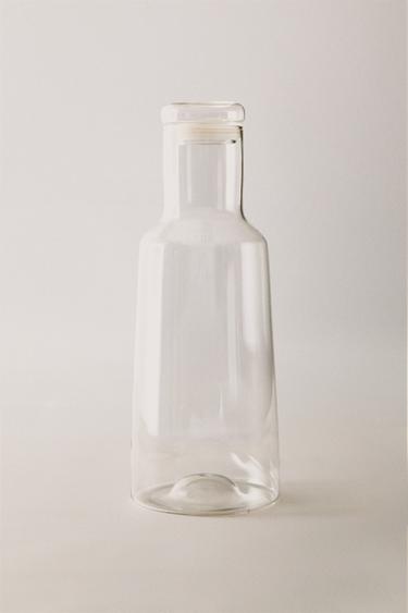 BOROSILICATE GLASS BOTTLE - Transparent by Zara