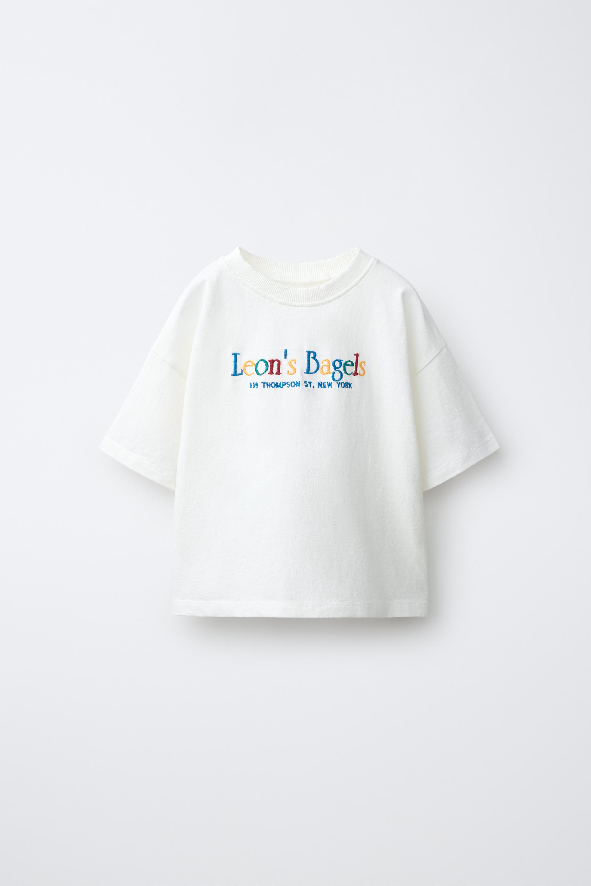 LEON'S BAGELS ® EMBROIDERED T-SHIRT