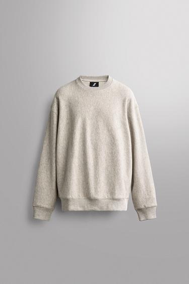 SUDADERA CREWNECK ALGODÓN - Gris vigoré de Zara