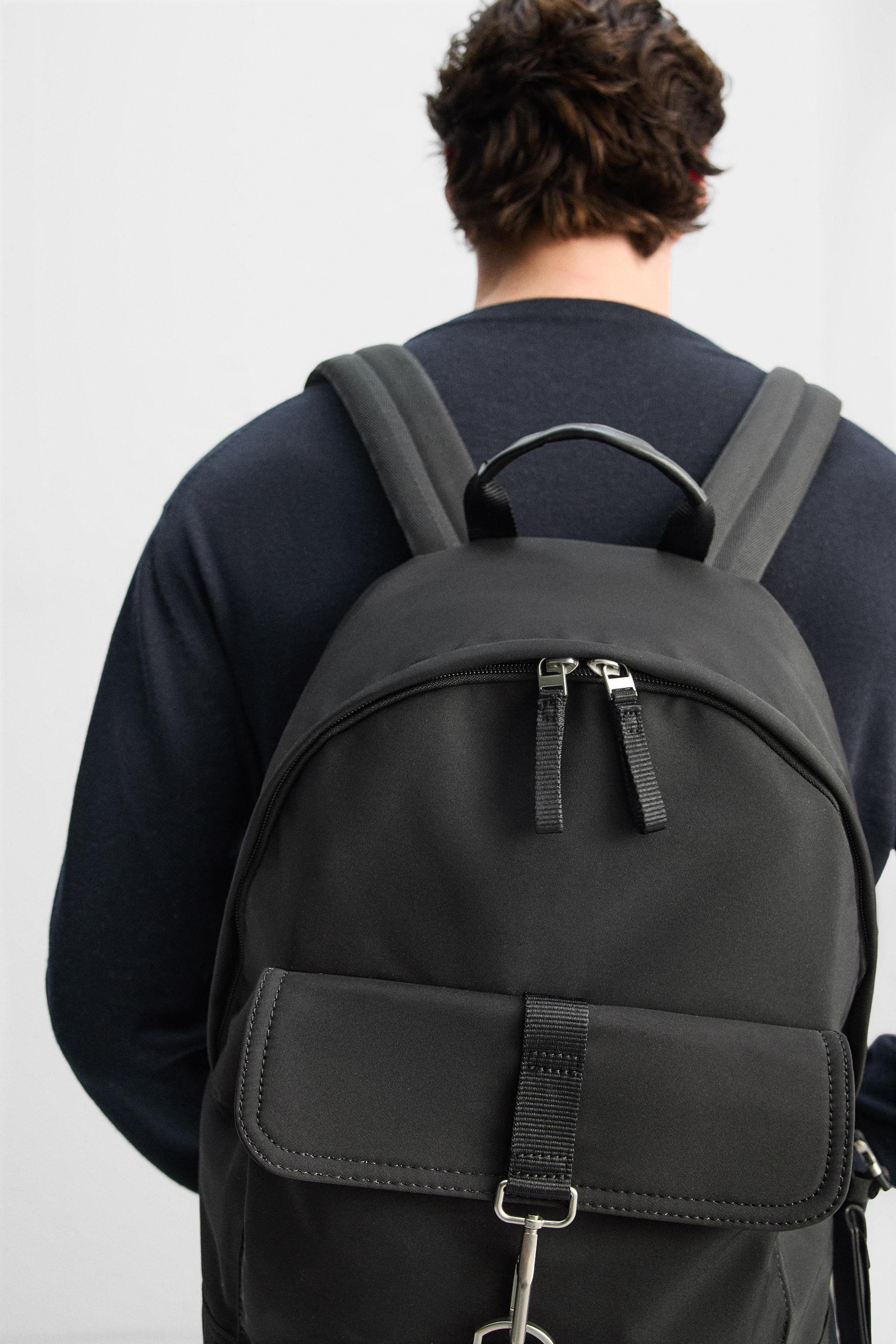 TECHNICAL HOOK BACKPACK - Black | ZARA New Zealand