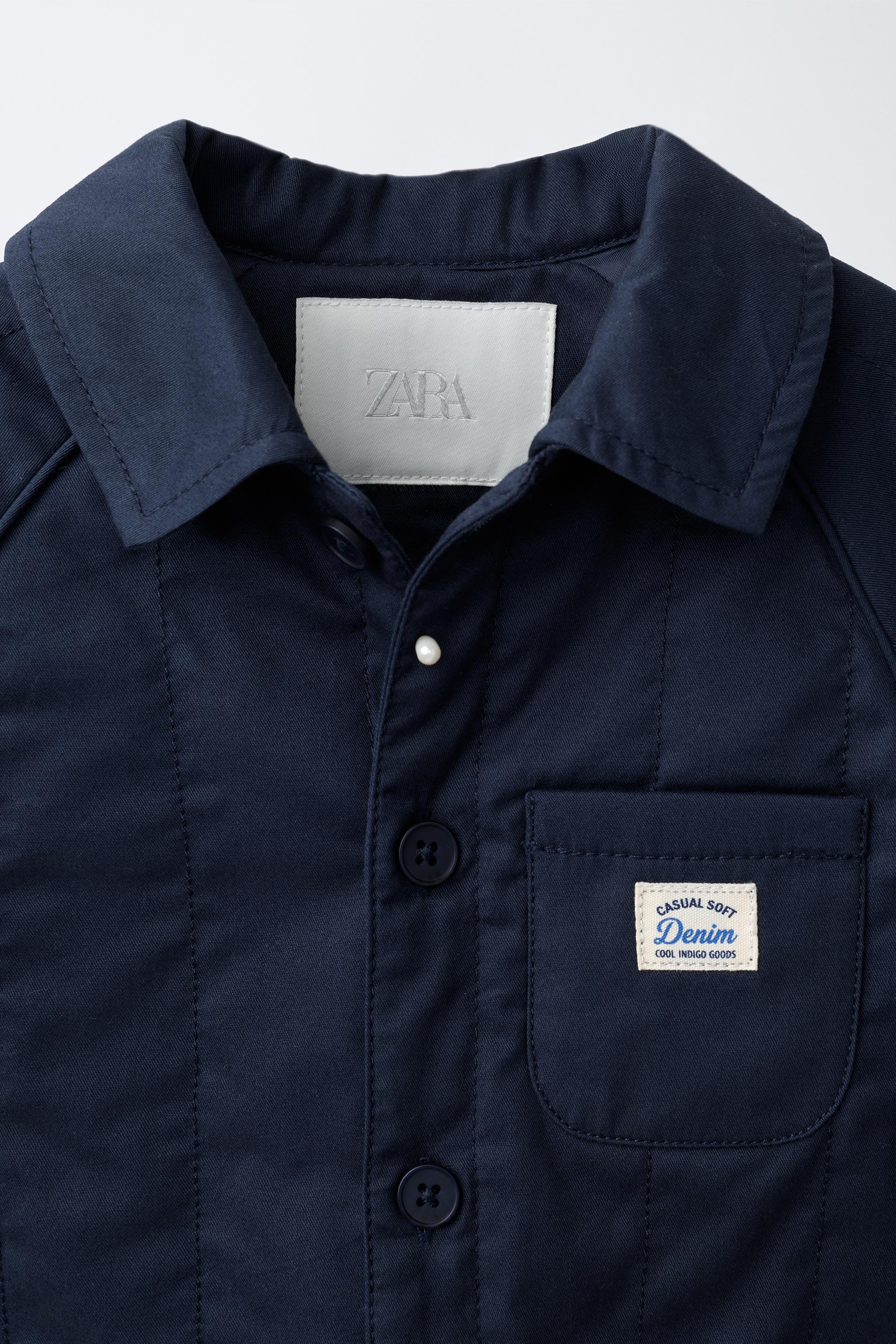 VESTE MATELASSÉE À ÉTIQUETTE