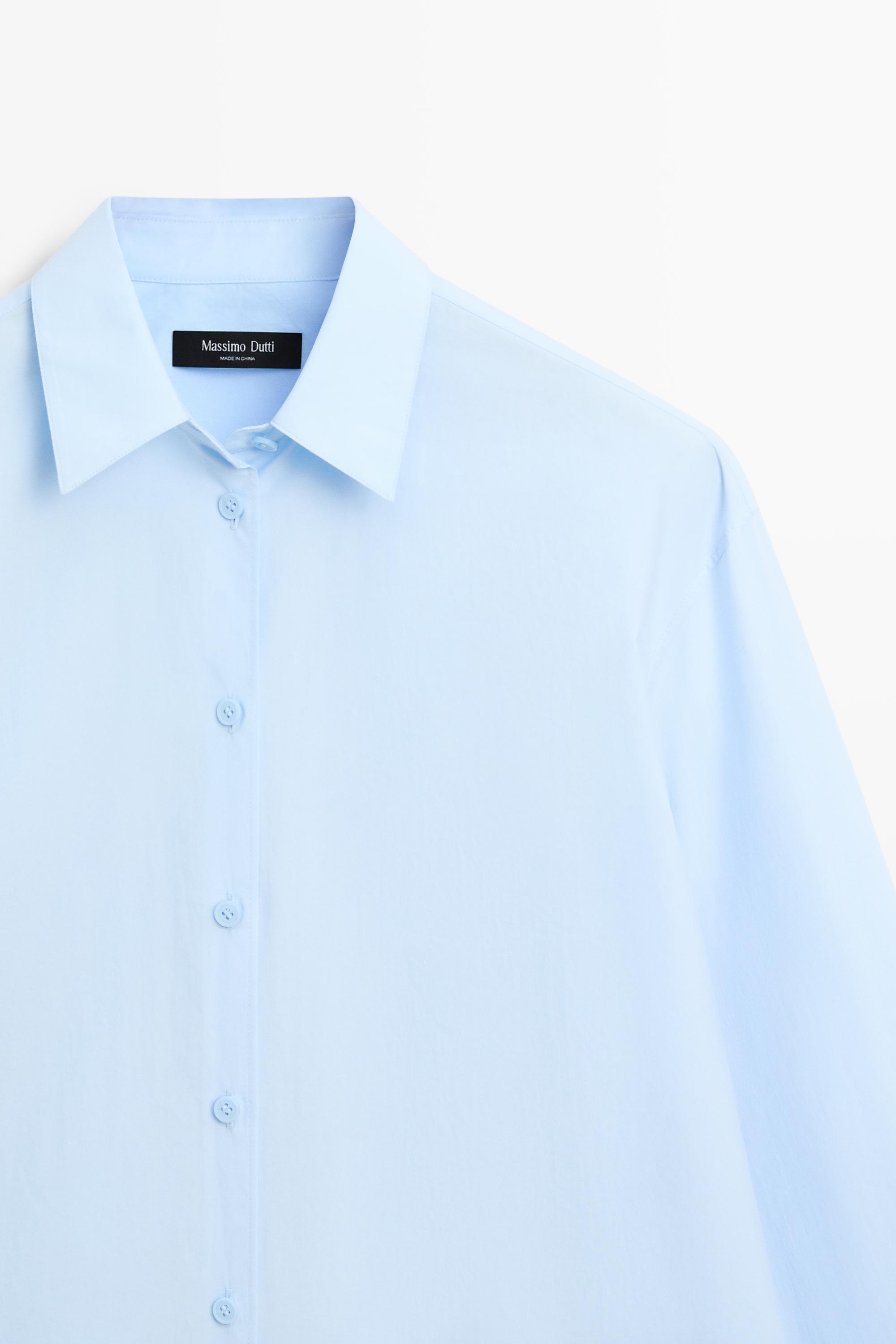 100% cotton poplin shirt