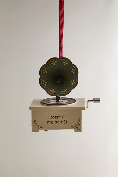 DÉCORATION SAPIN GRAMOPHONE NOËL - Blanc cassé de Zara