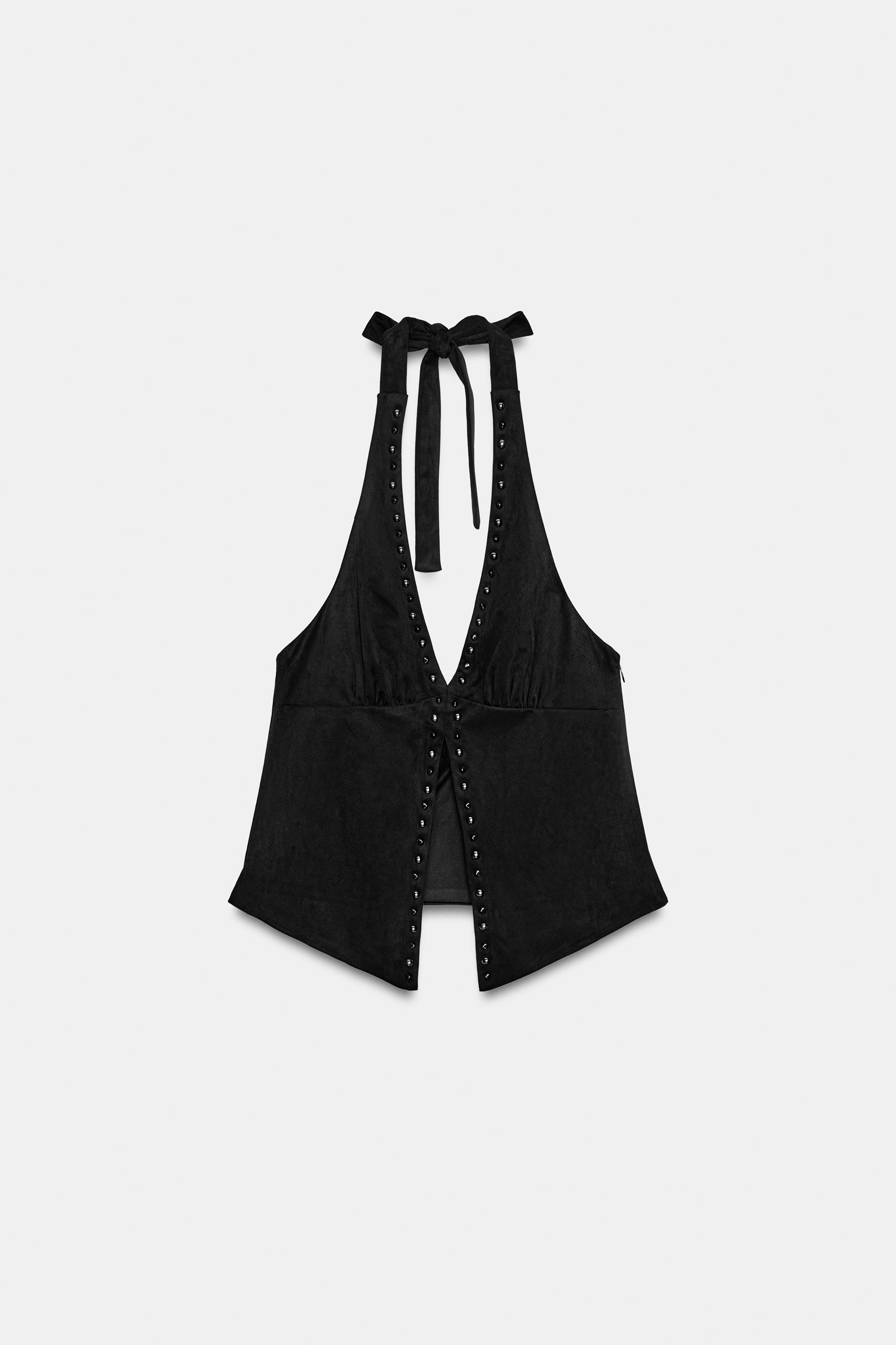 aere velvetskirt ブラック　38 COLETE EFEITO SUEDE TACHAS - Preto | ZARA Brasil