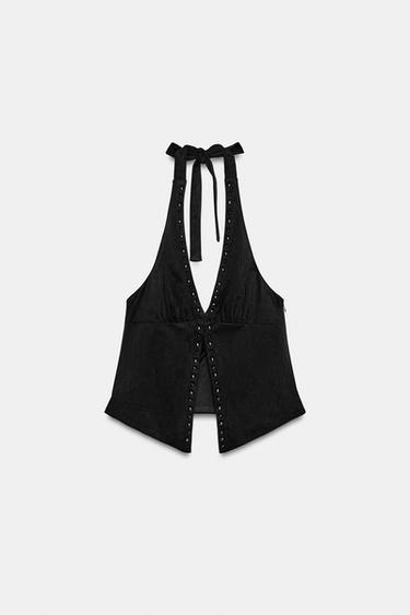 CHALECO EFECTO ANTE TACHAS - Negro de Zara