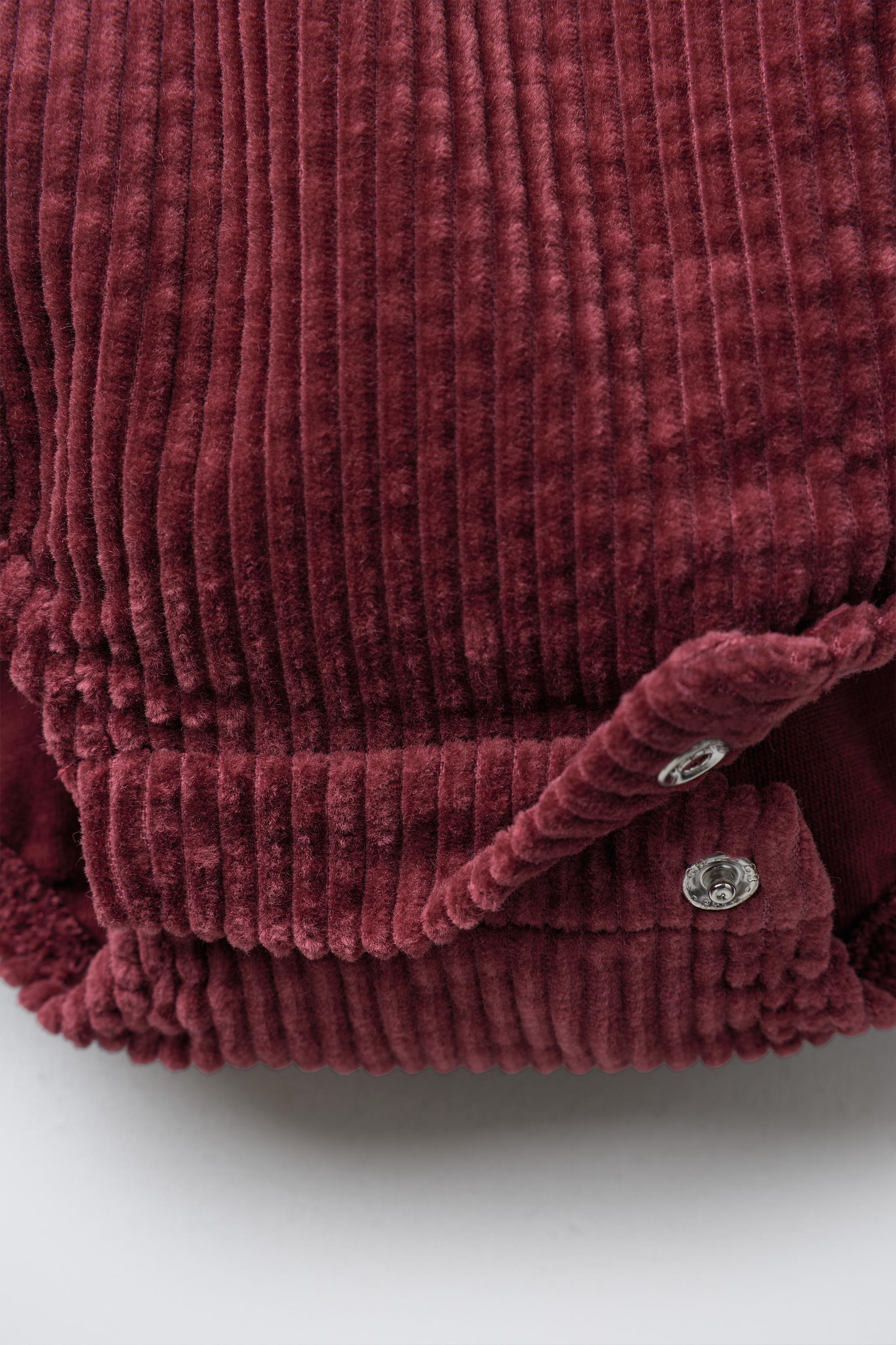 BODY EN VELOURS CÔTELÉ