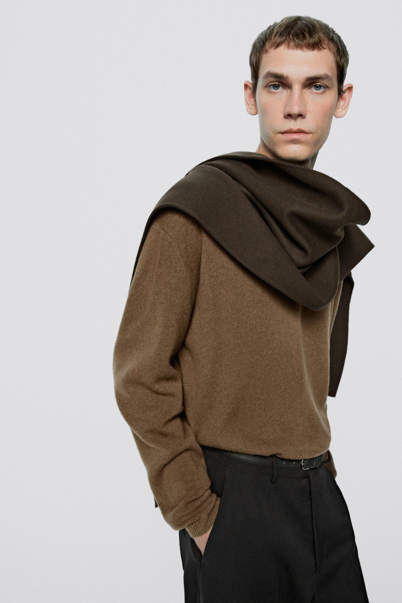 Wool cashmere scarf - LIMITED EDITION — Mid-ecru