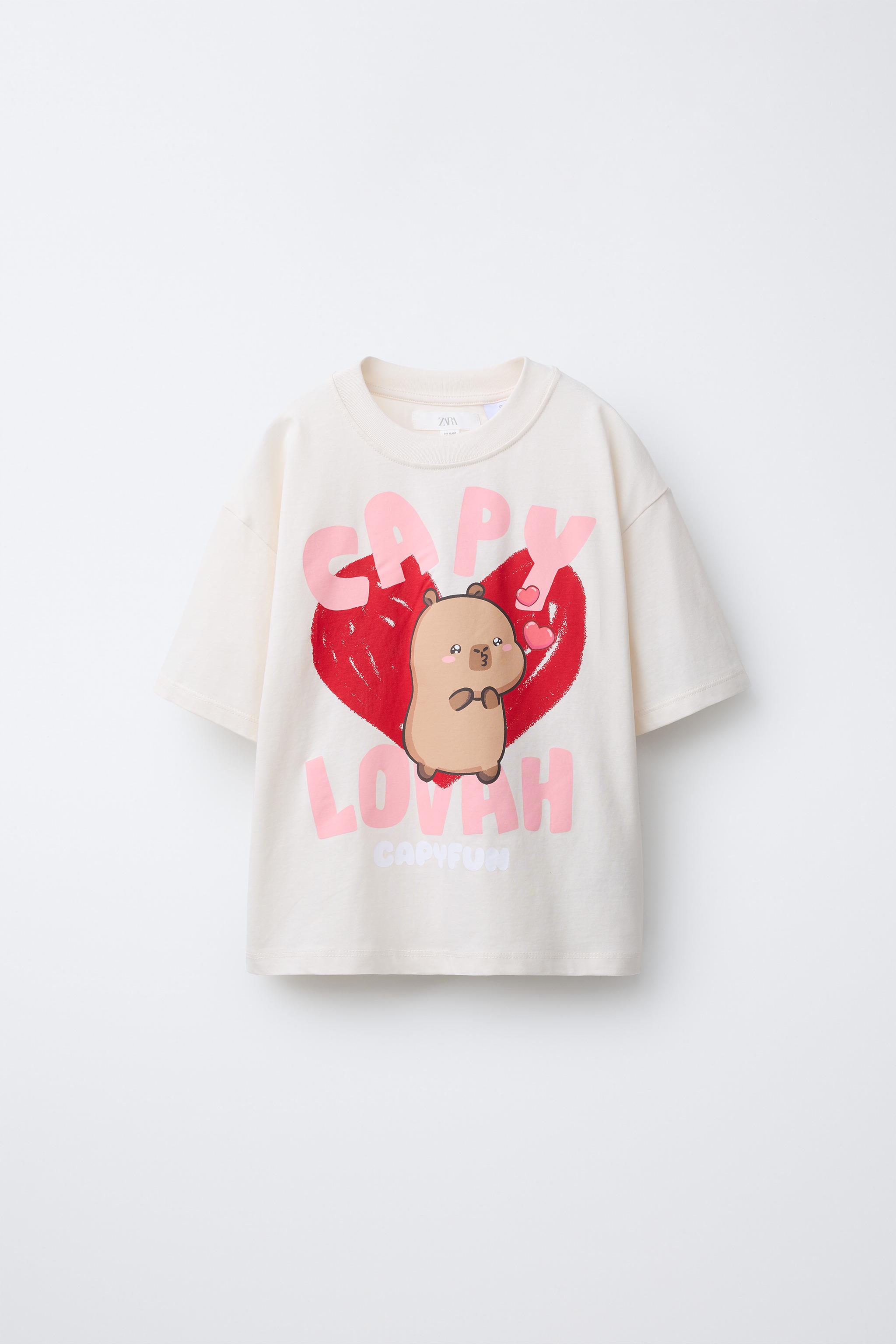 CAPYBARA CAPYFUN © T-SHIRT - Sand | ZARA South Africa