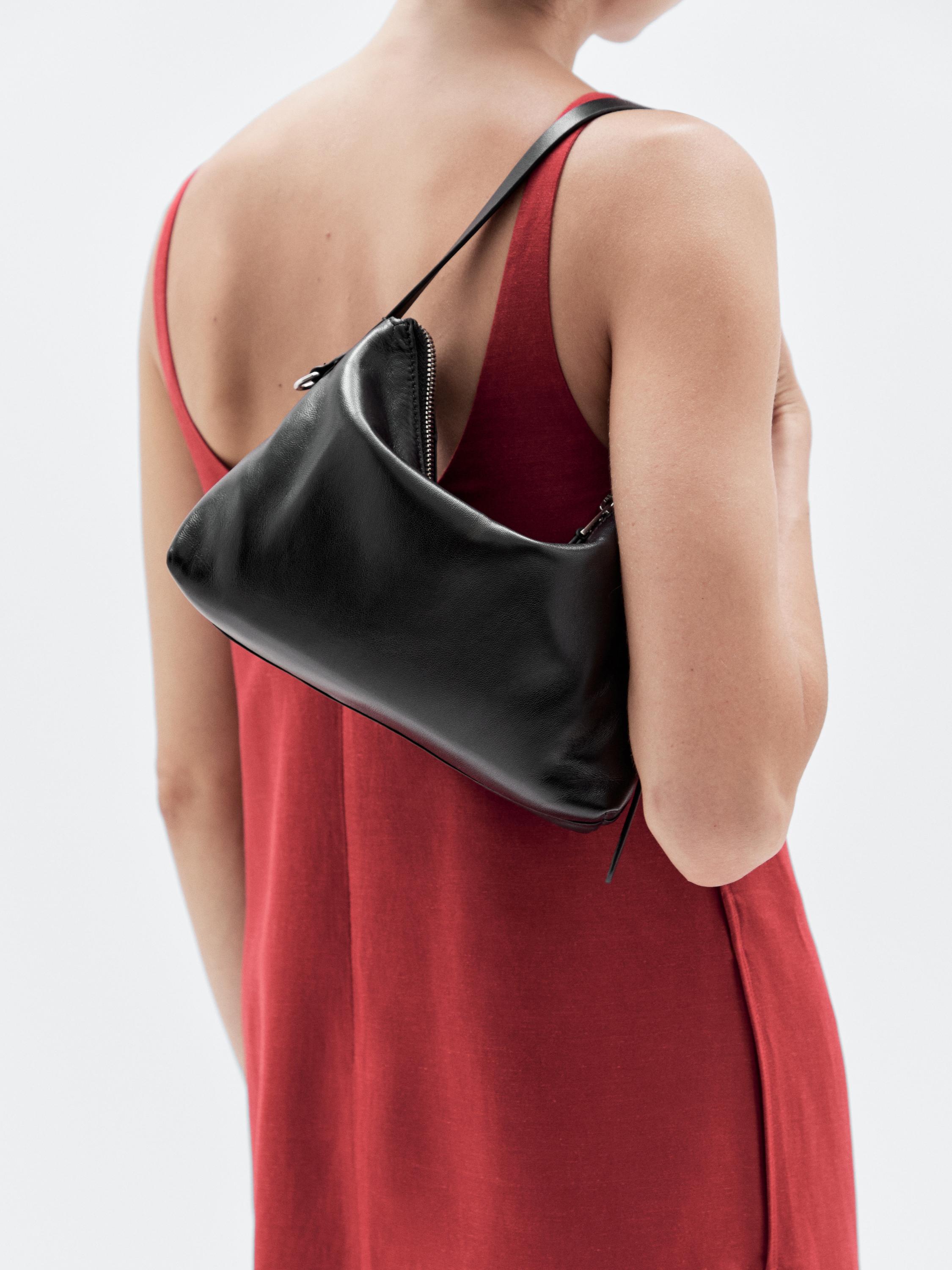 Small nappa leather bag