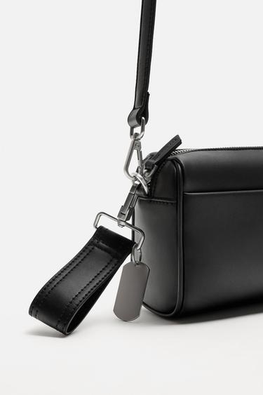 PLAIN CROSSBODY BAG - Black by Zara - Image 4