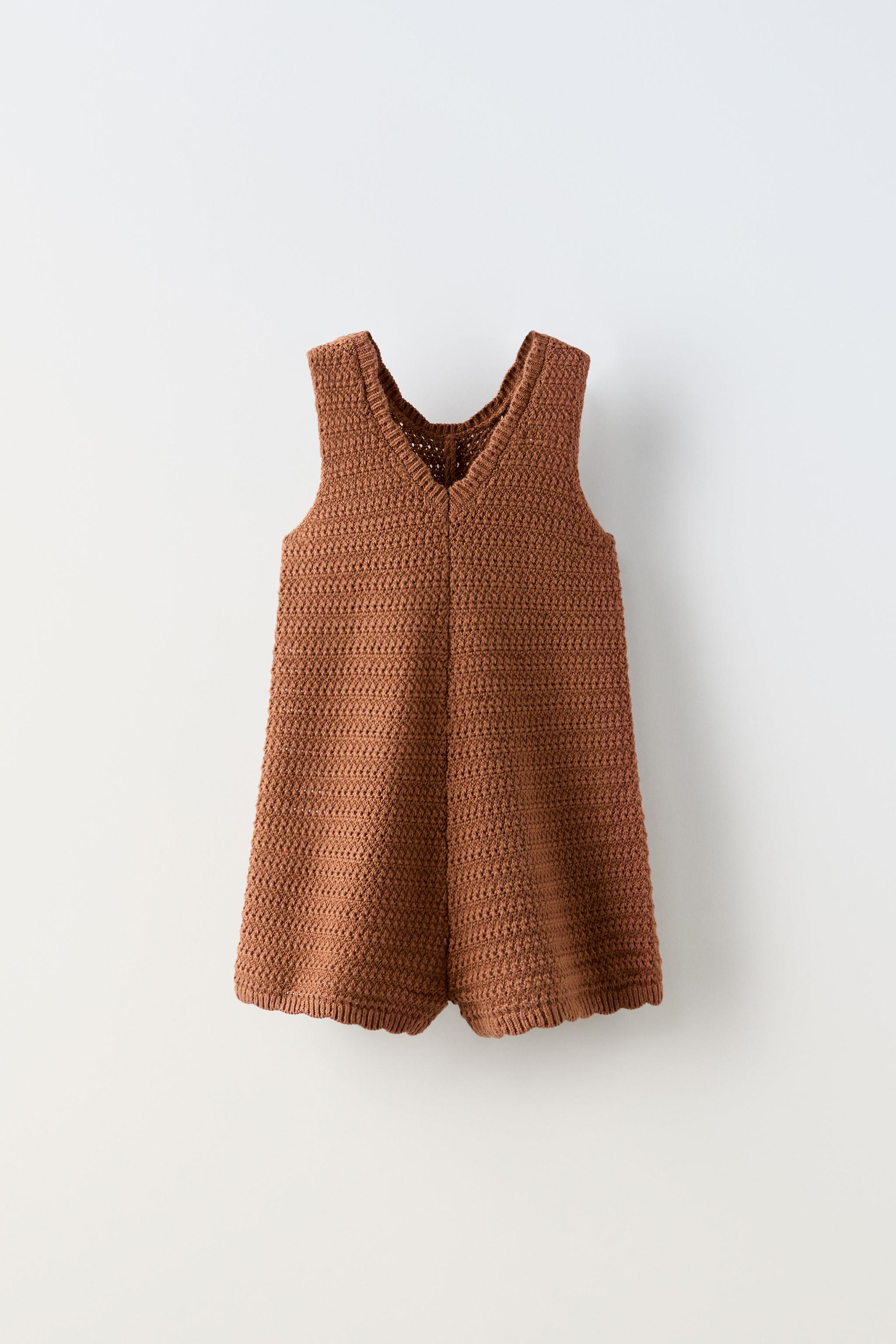 Zara knit romper authentic