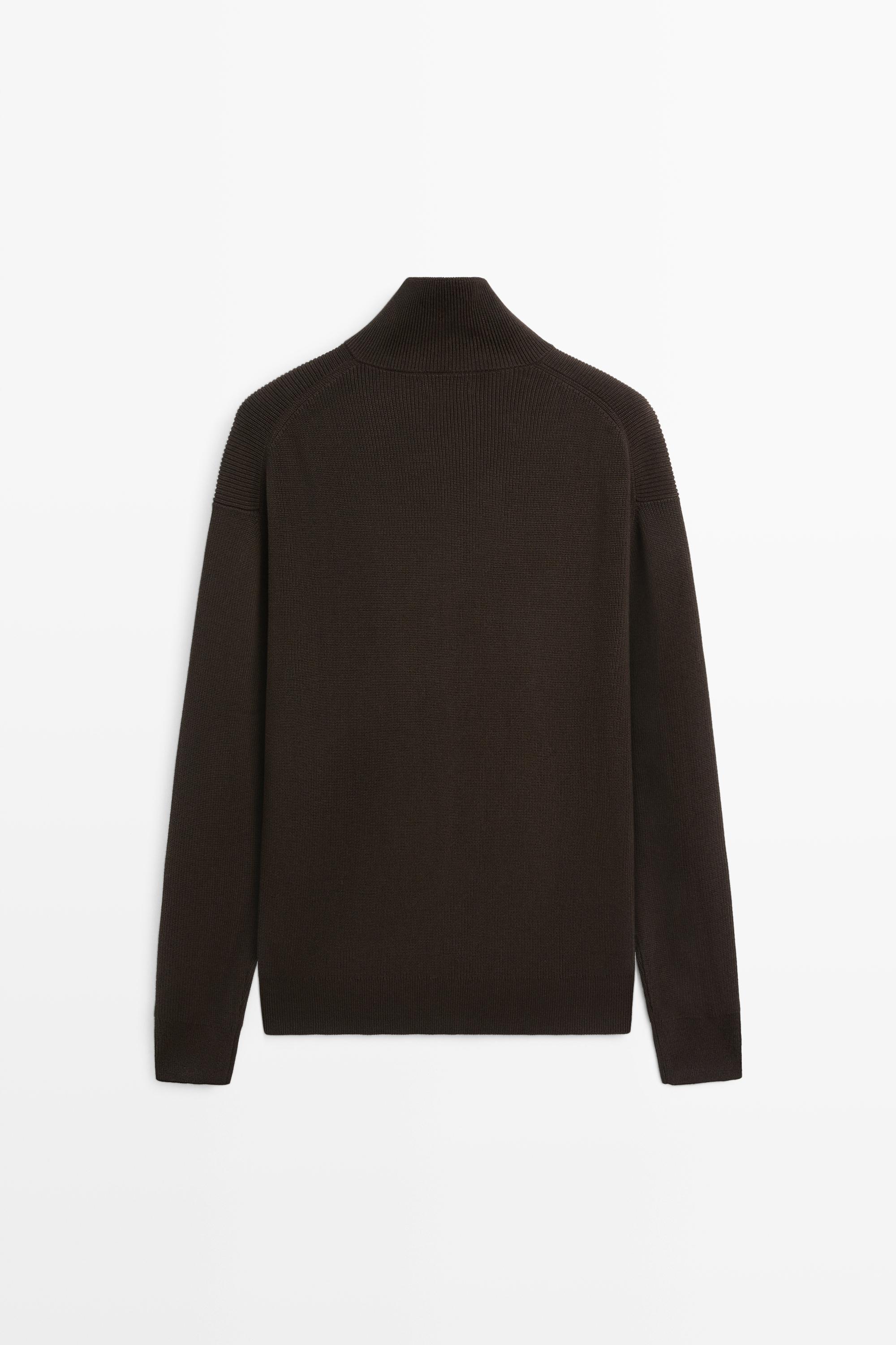 100% cotton ribbed knit cardigan