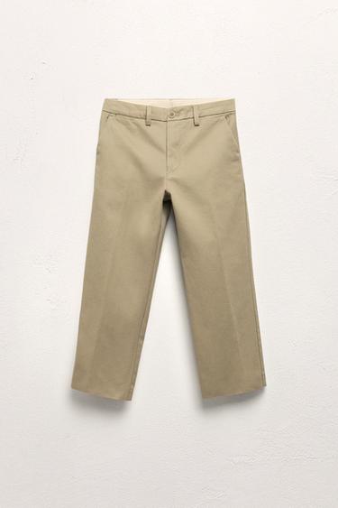 2-5 YEARS/ LIMITED EDITION TWILL TROUSERS - washed green by Zara