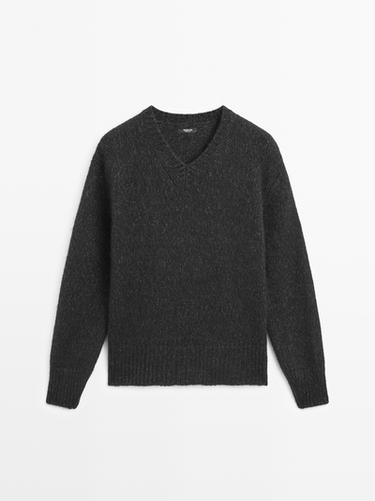 Zara V-neck knit sweater - 889