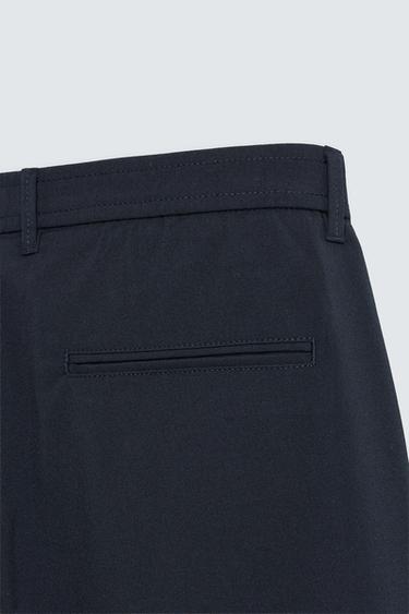 PANTALÓN SLIM FIT CONFORT - Marino de Zara
