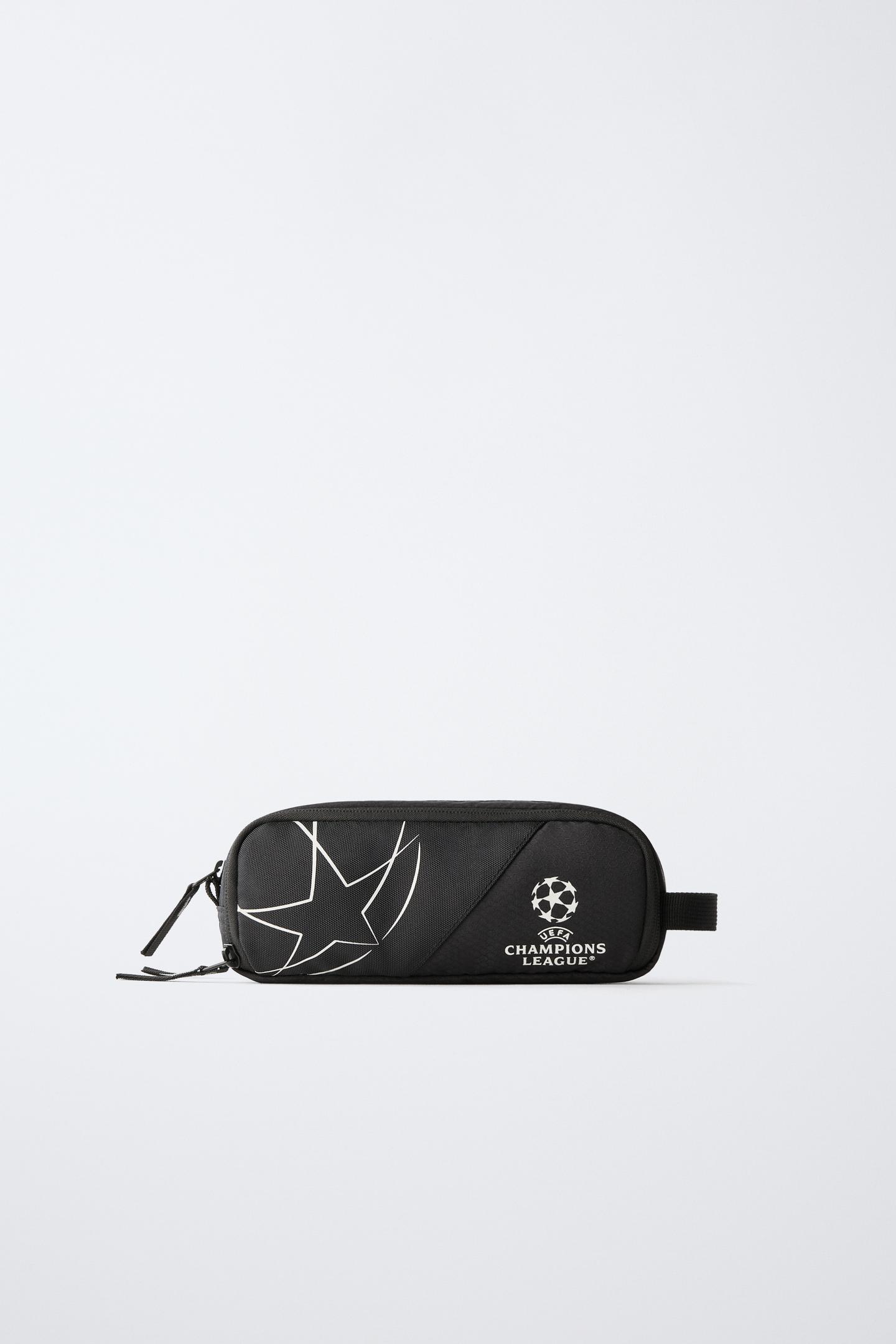 Детская сумка Zara UEFA Champions League® Glow-In-The-Dark Pouch, цвет: Чёрный