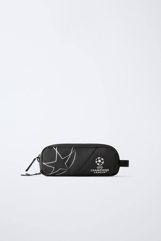 UEFA CHAMPIONS LEAGUE® GLOW-IN-THE-DARK PENCIL CASE - Black by Zara - Image 0