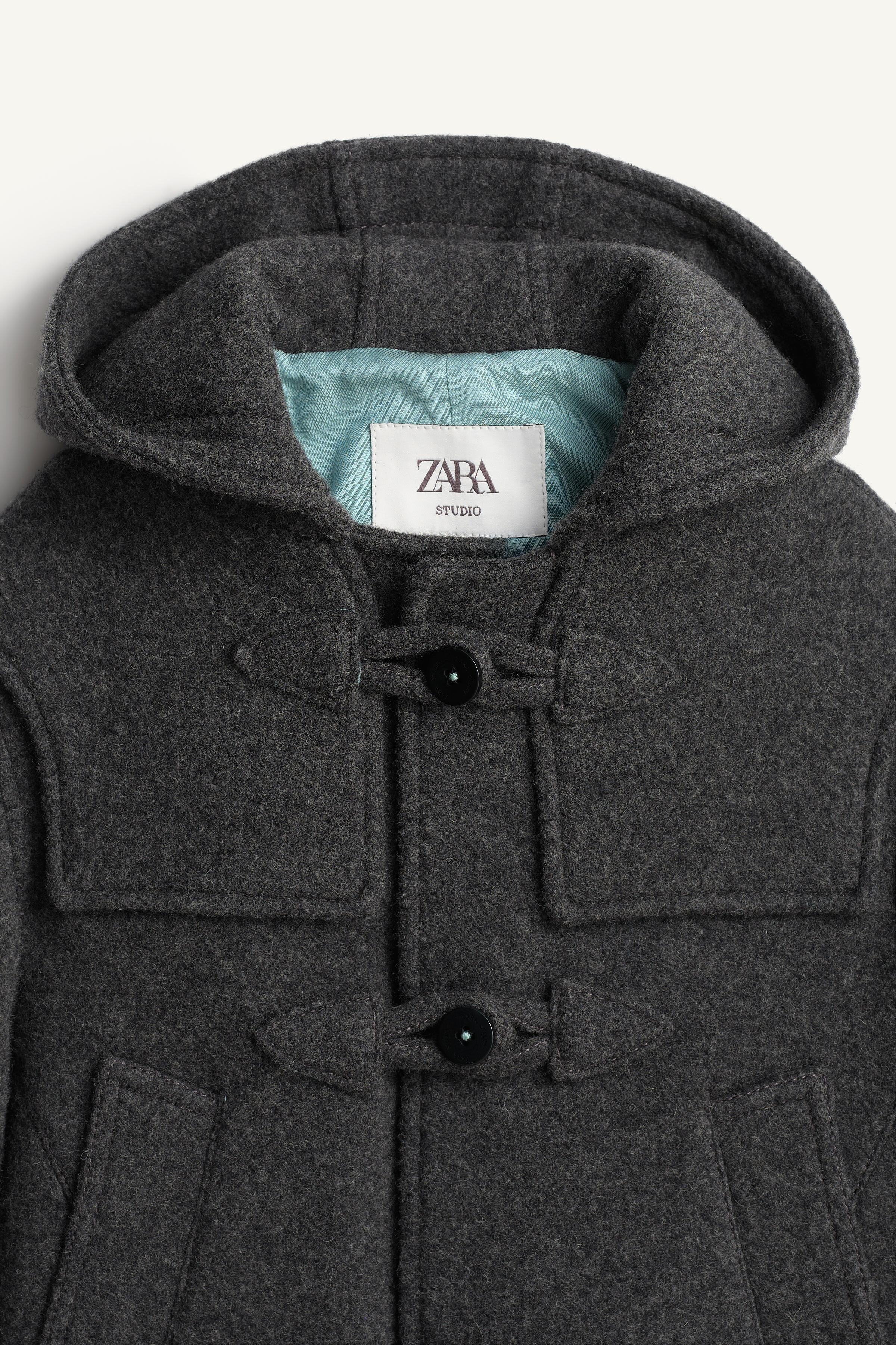 LIMITED EDITION WOOL DUFFLE COAT WITH FROG FASTENING