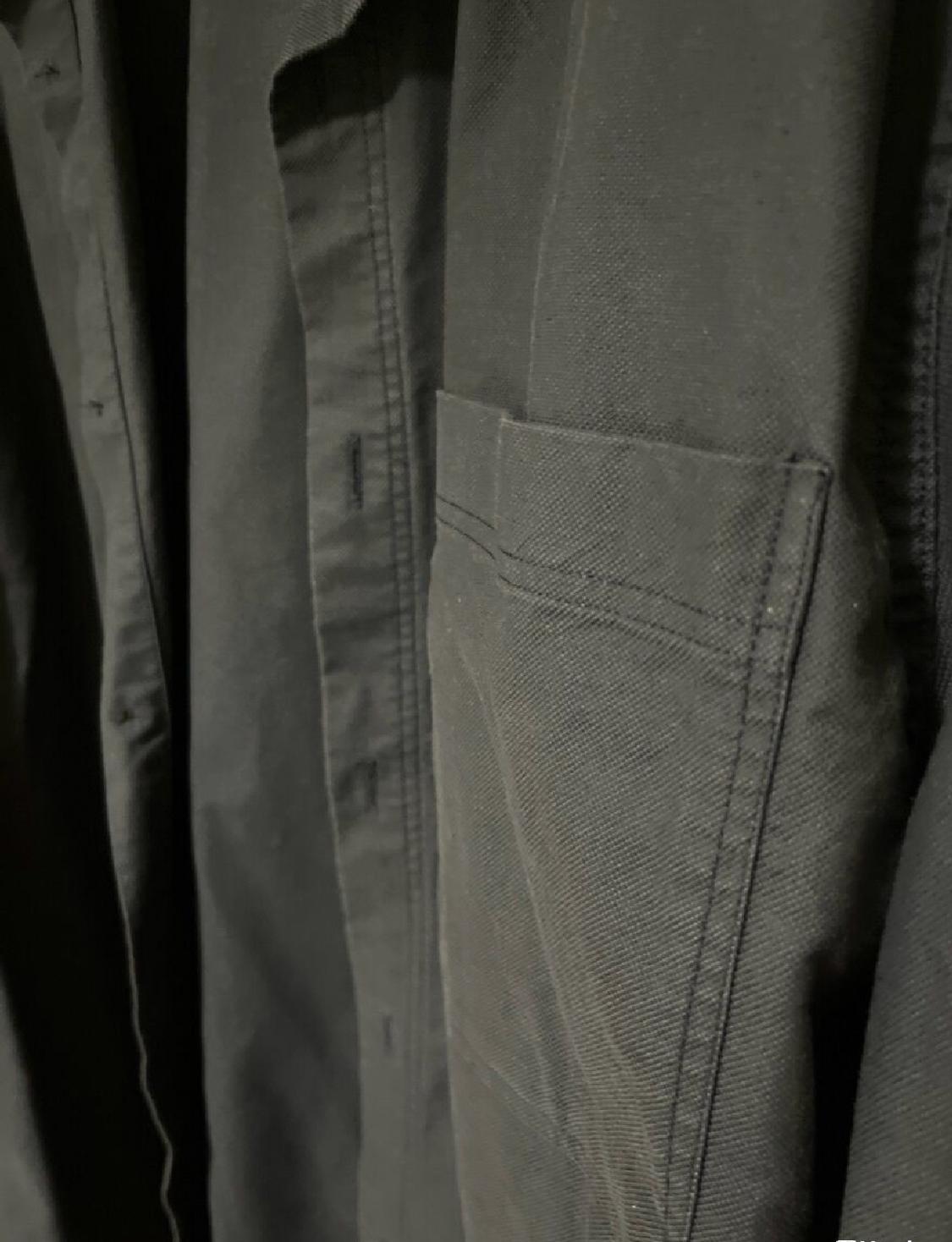 LARGE SHIRT BLUE BLACK COTTON - Image 4